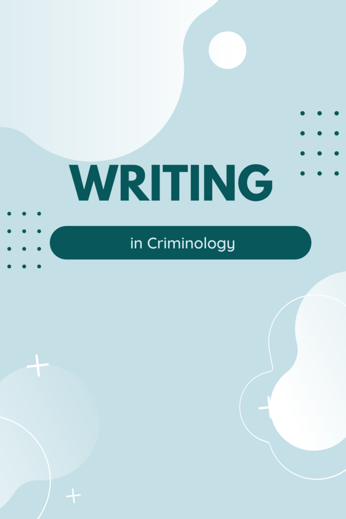 Writing in Criminology
