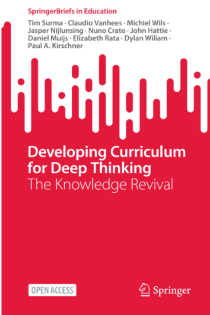 Developing Curriculum for Deep Thinking