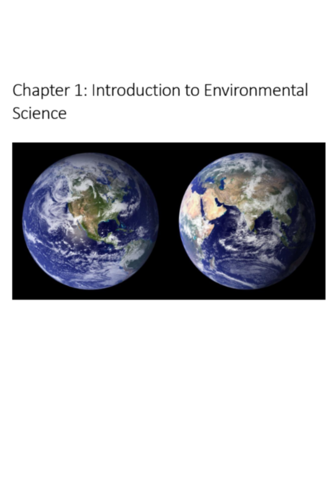 Introduction to Environmental Science (Open Textbook Library, 2nd ed.)