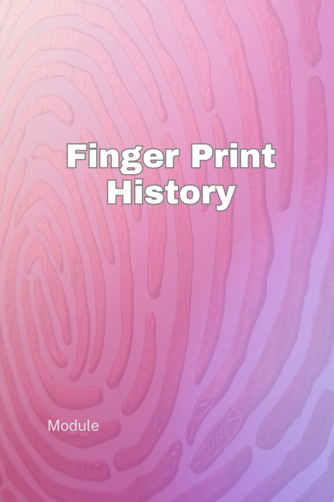 History of Fingerprint