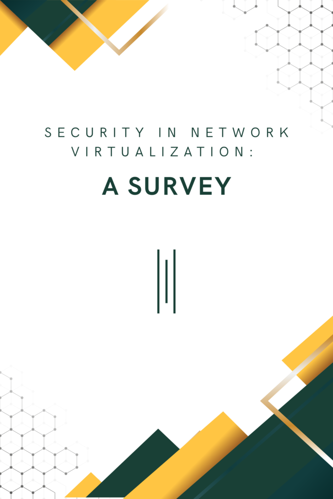 Security in Network Virtualization: A Survey