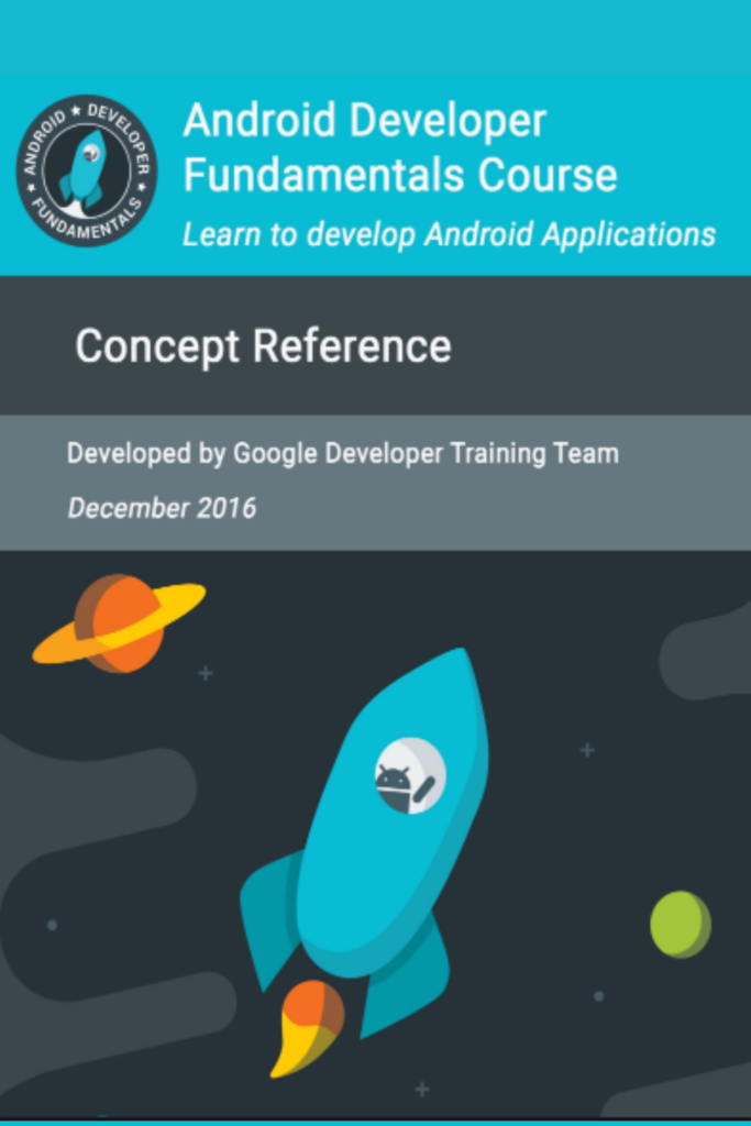 Android Developer Fundamentals Course – Concepts
