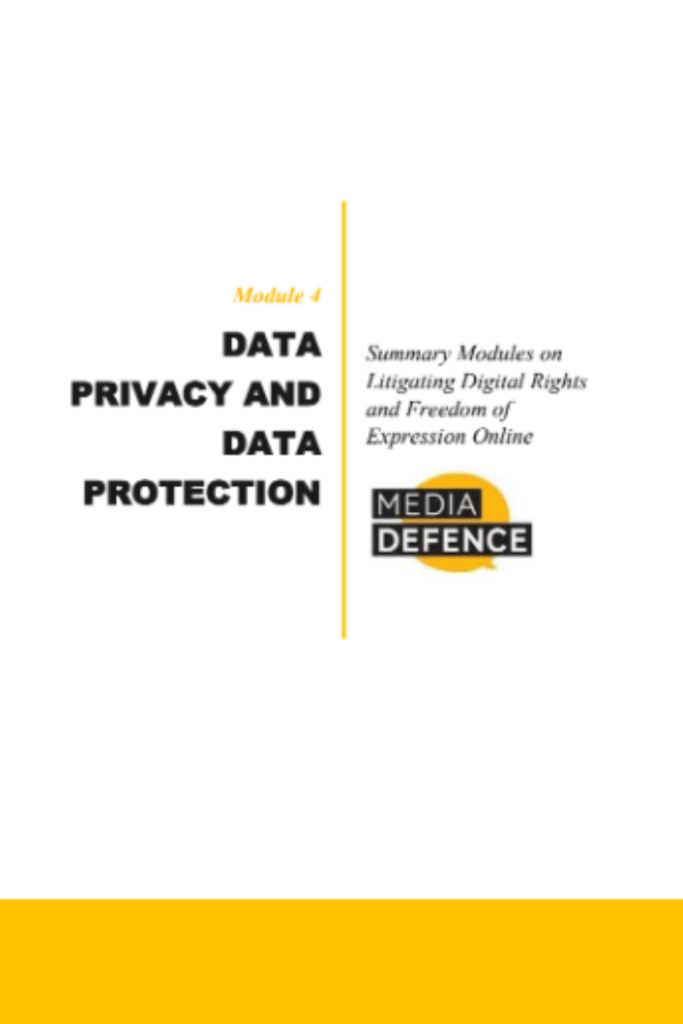 Module 4: Data privacy and data protection