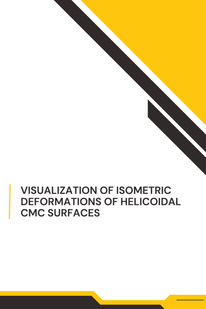 Visualization of Isometric Deformations of Helicoidal CMC Surfaces