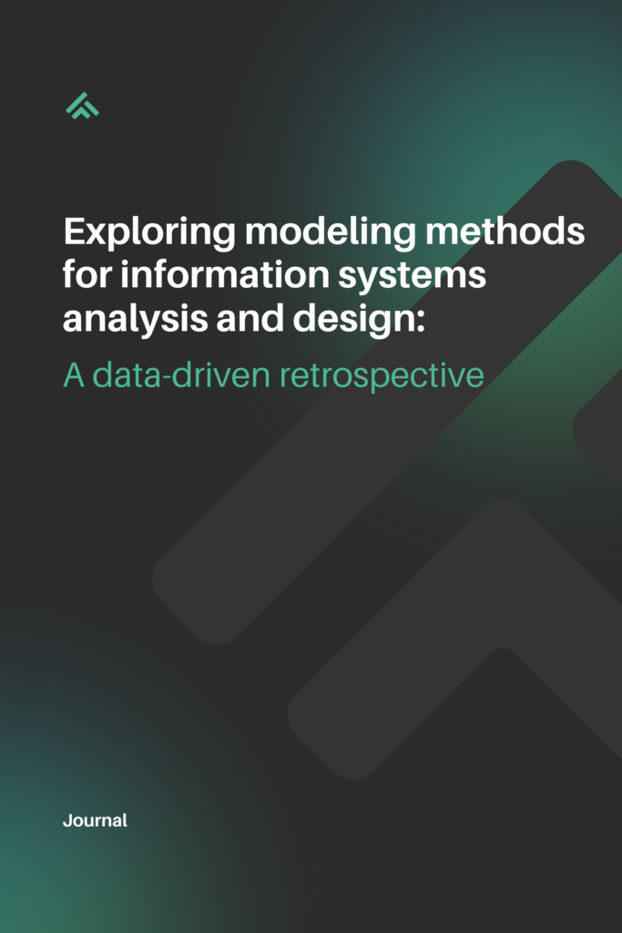 Exploring modeling methods for information systems analysis and design: a data-driven retrospective