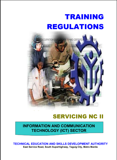 TRAINING REGULATIONS: COMPUTER HARDWARE SERVICING NC II