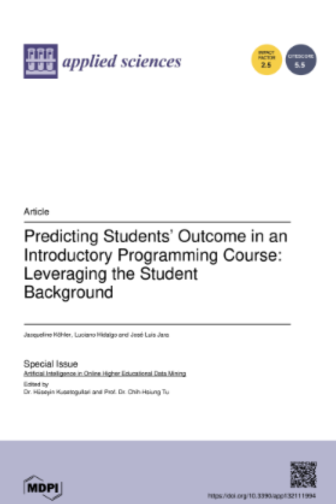Predicting Students’ Outcome in an Introductory Programming Course: Leveraging the Student Background