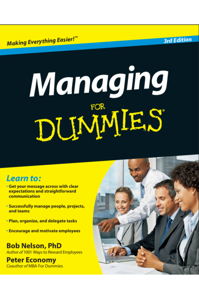 Managing For Dummies 3rd Edition