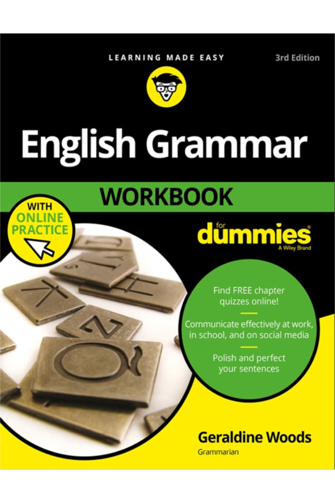 English Gramma Workbook For Dummies 3rd Edition with Online Practice