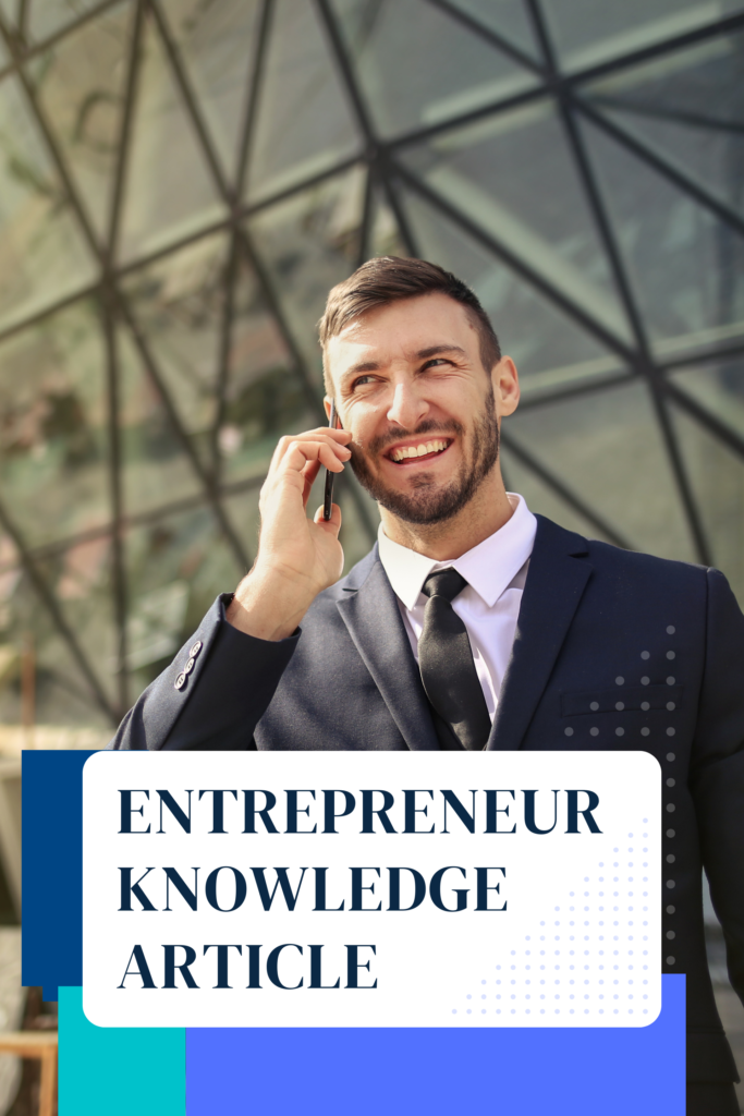 ENTREPRENEUR KNOWLEDGE  ARTICLE