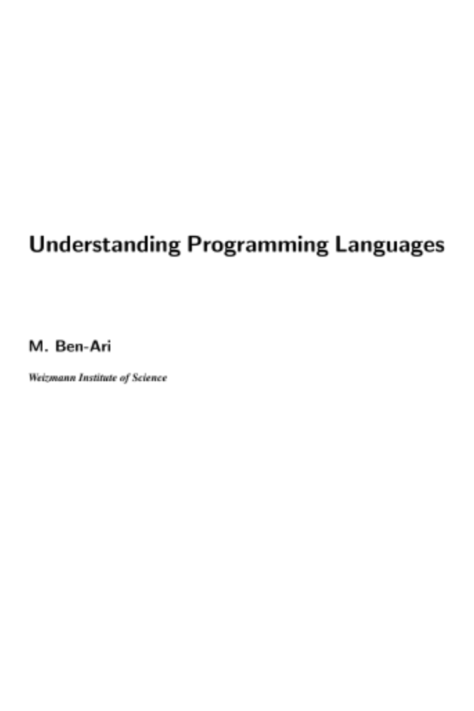 Understanding Programming Languages