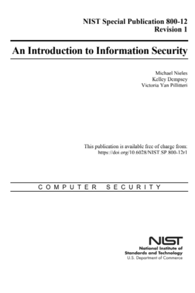 An Introduction to Information Security