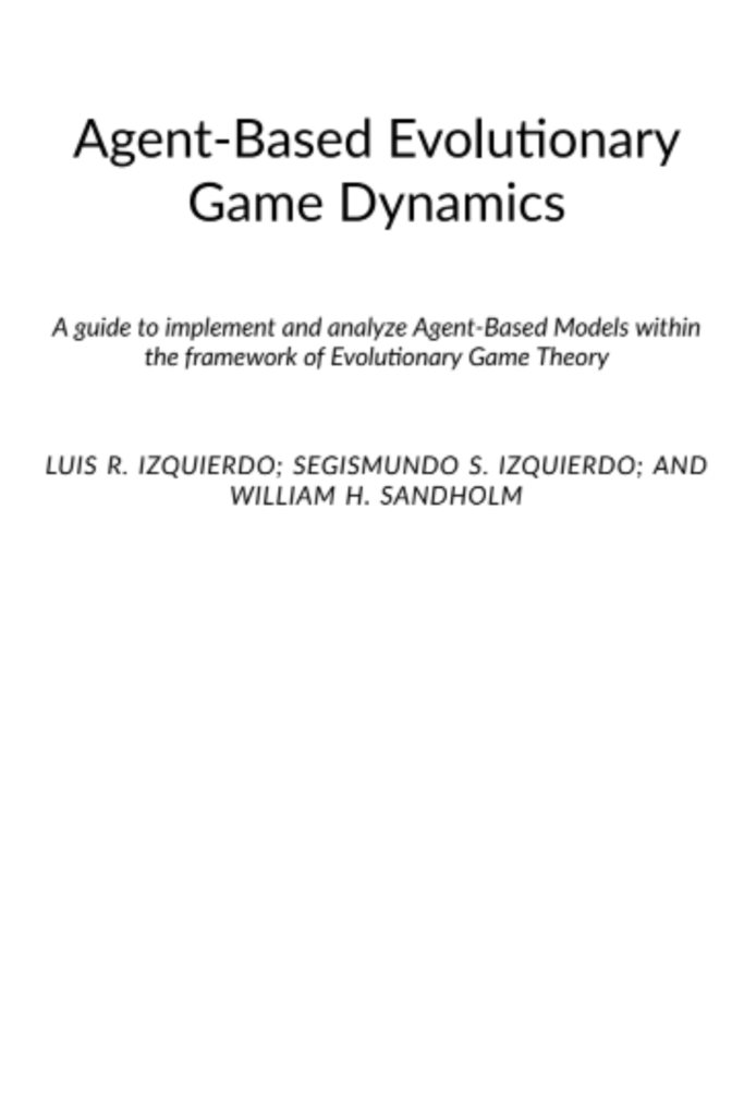 Agent-Based Evolutionary Game Dynamics