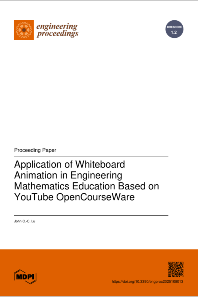 Application of Whiteboard Animation in Engineering Mathematics Education Based on YouTube  OpenCourseWare