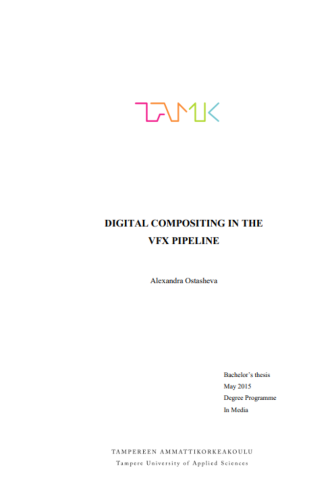 Digital Compositing In The Vfx Pipeline