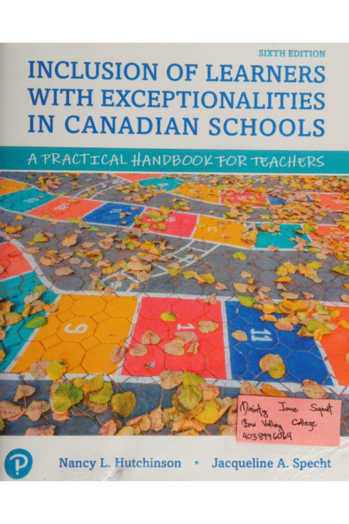 Inclusion of Learners with Exceptionalities in Canadian Schools