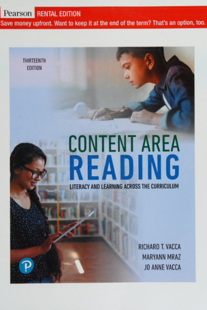 Content area reading : literacy and learning across the curriculum