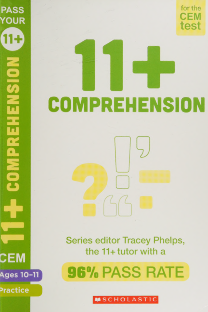 11+ English Comprehension Practice and Assessment for the CEM Test Ages 10-11 Scholastic