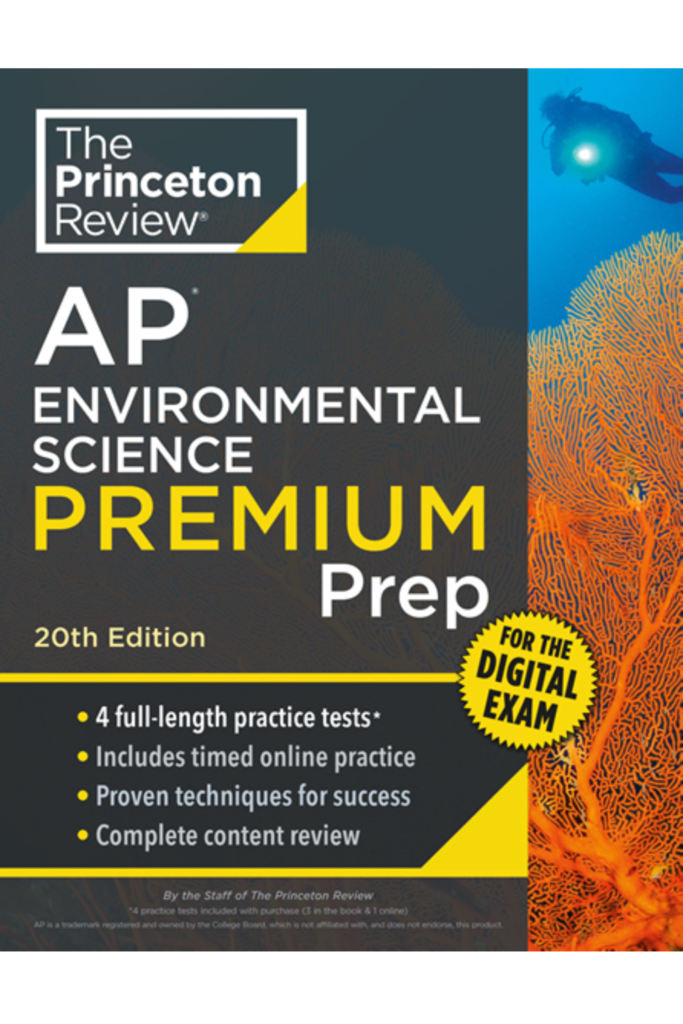 Princeton Review AP Environmental Science Premium Prep, 20th Edition