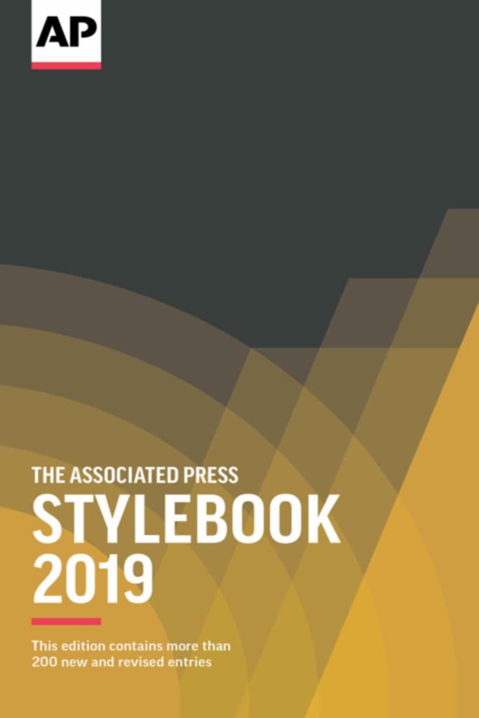The Associated Press Stylebook 2019 and Briefing on Media Law