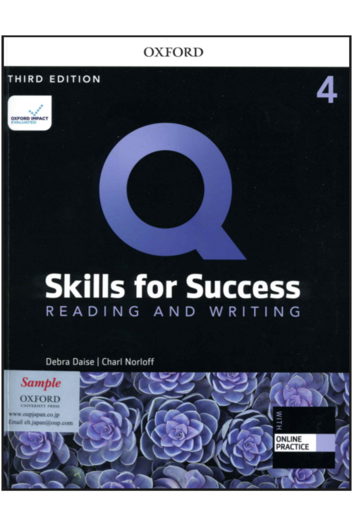 Q: Skills for Success Reading and Writing 4