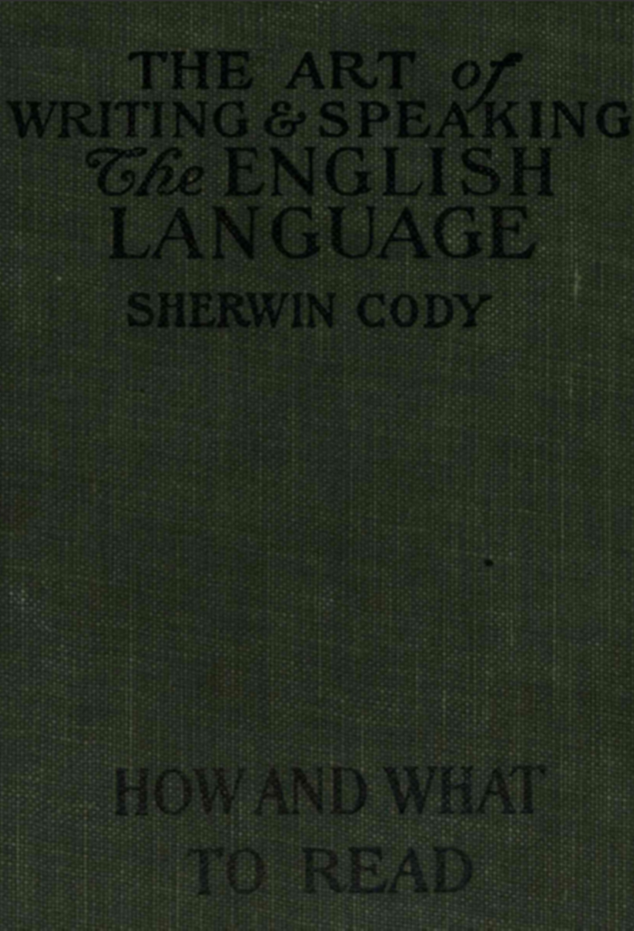 The Art Of Writing And Speaking The English Language