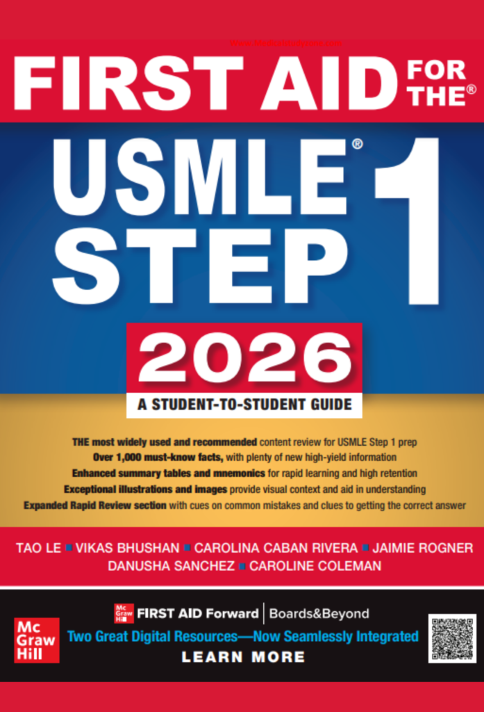 First Aid for the USMLE Step 1 2026, 36th Edition McGraw Hill / Medical