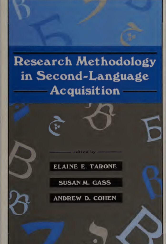 Research Methodology in Second-Language Acquisition