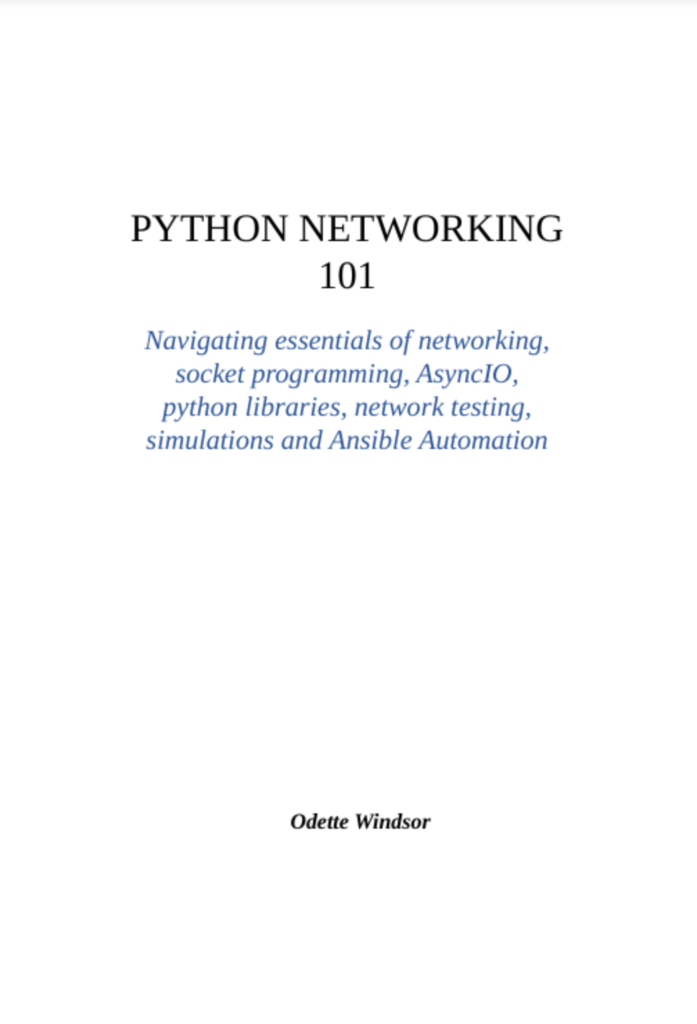 Python Networking 101: Navigating essentials of  networking, socket programming, AsyncIO, network testing
