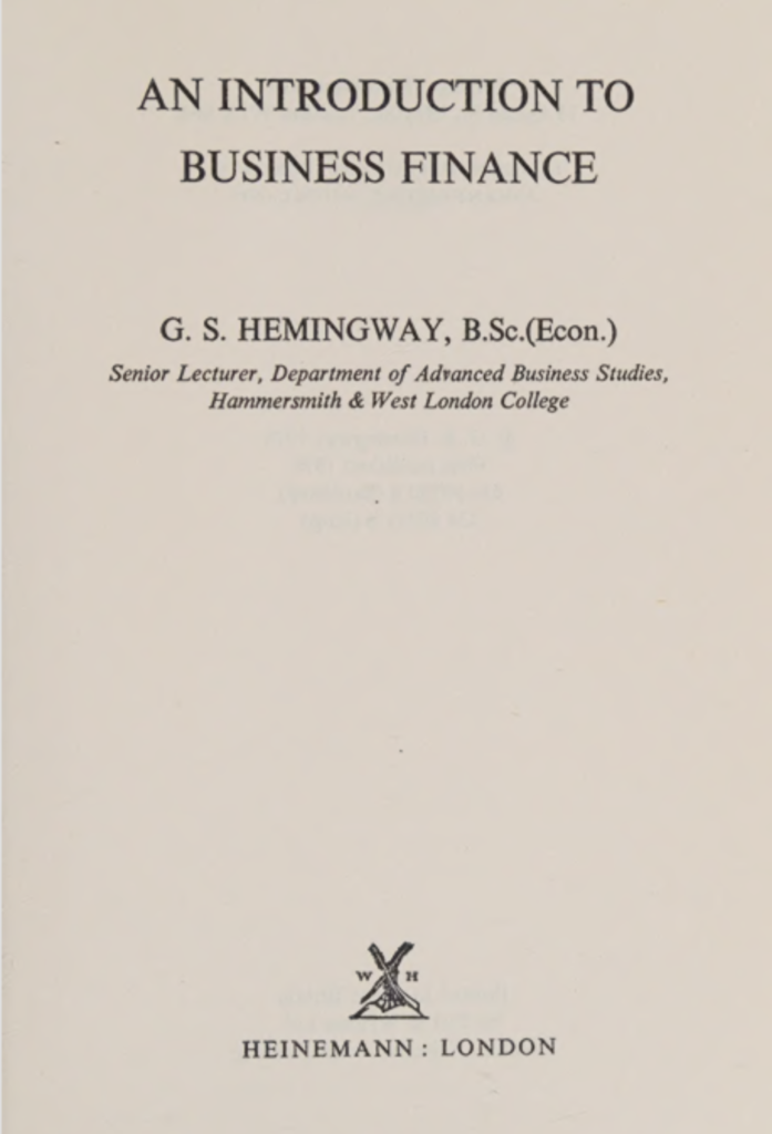Introduction to Business Finance