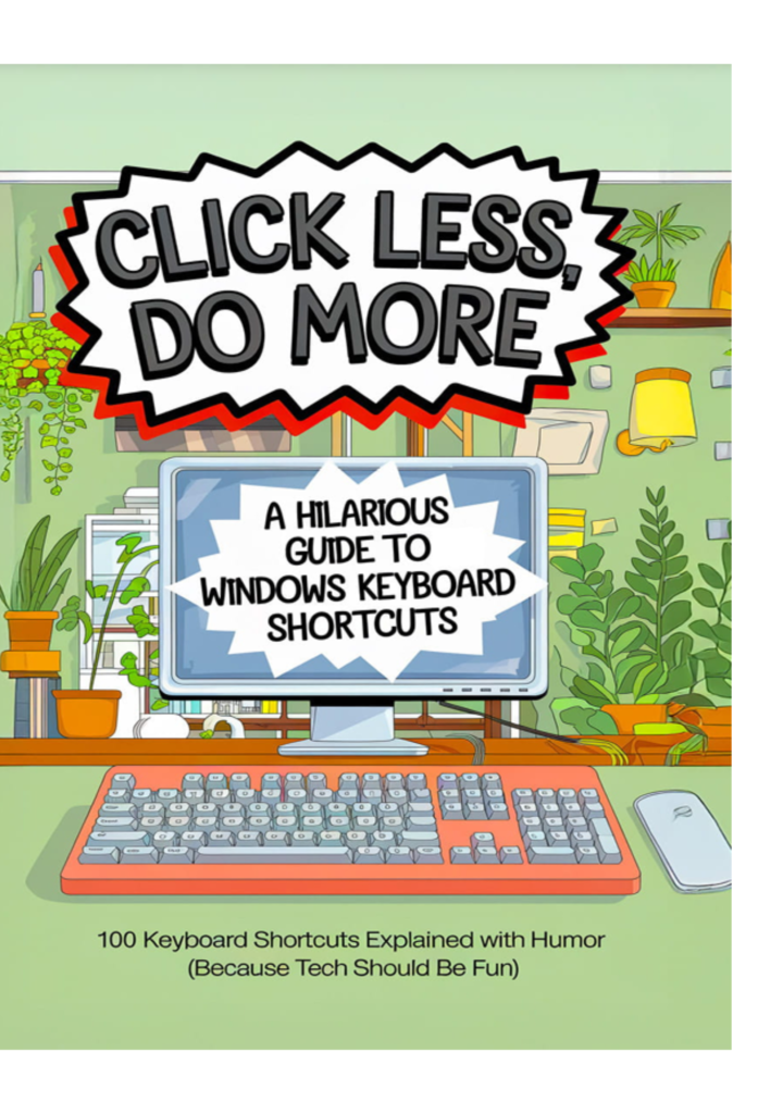 Click Less, Do More: A Hilarious Guide to Windows  Keyboard Shortcuts Graphics